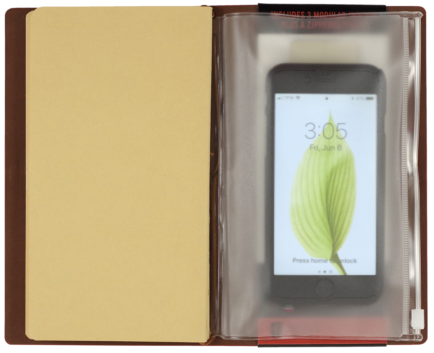 Voyager Notebook - Burgundy