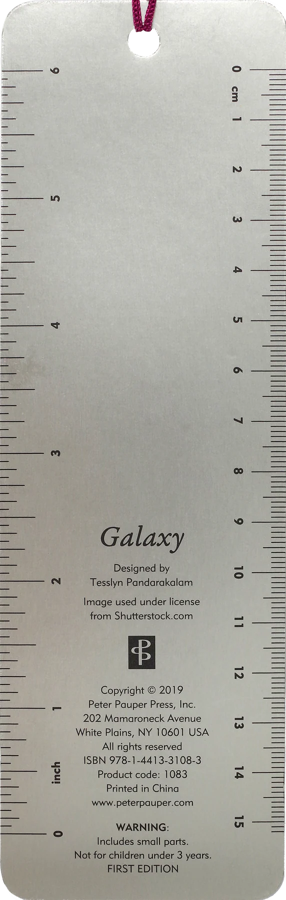 Galaxy: Everything In The Universe is Within You - Beaded Bookmark