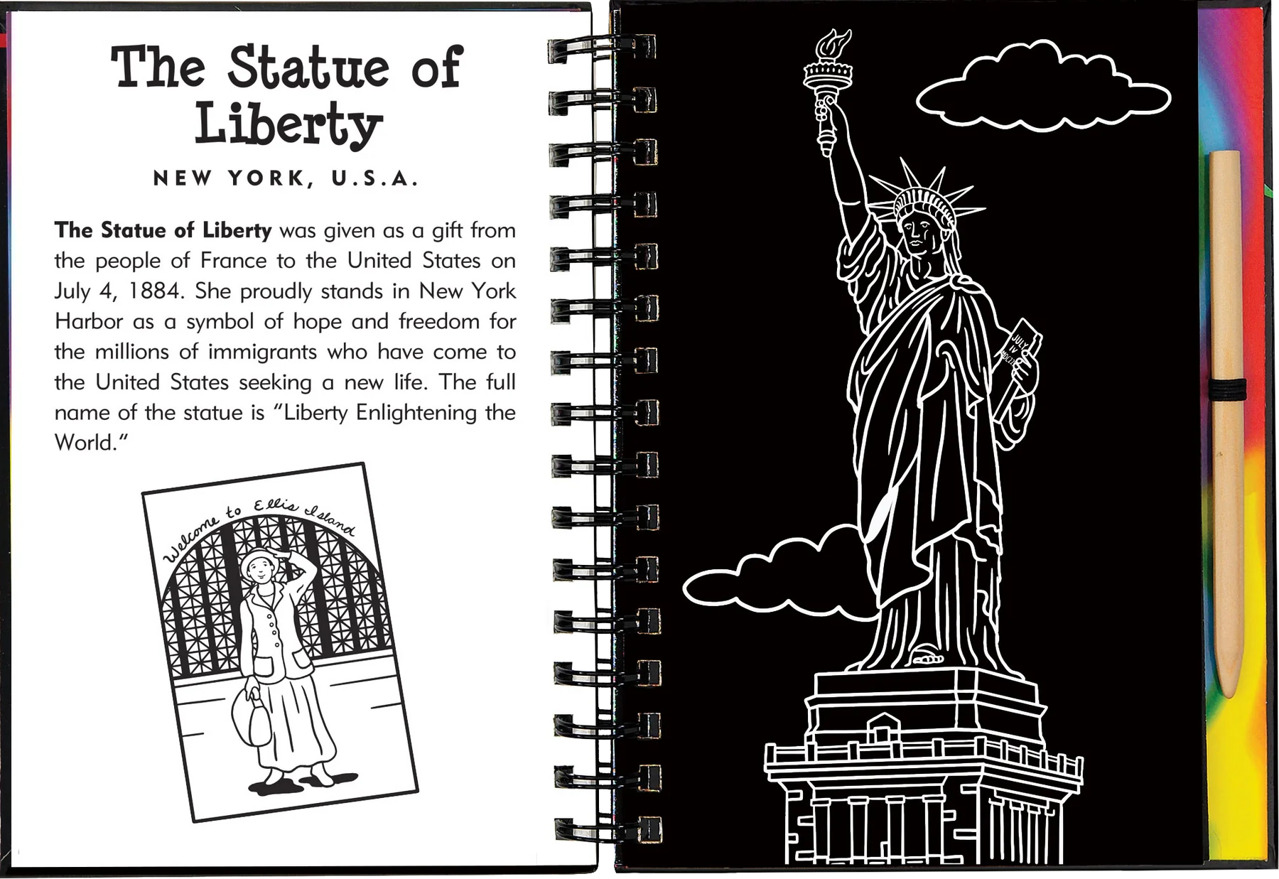 Travel Scratch and Sketch