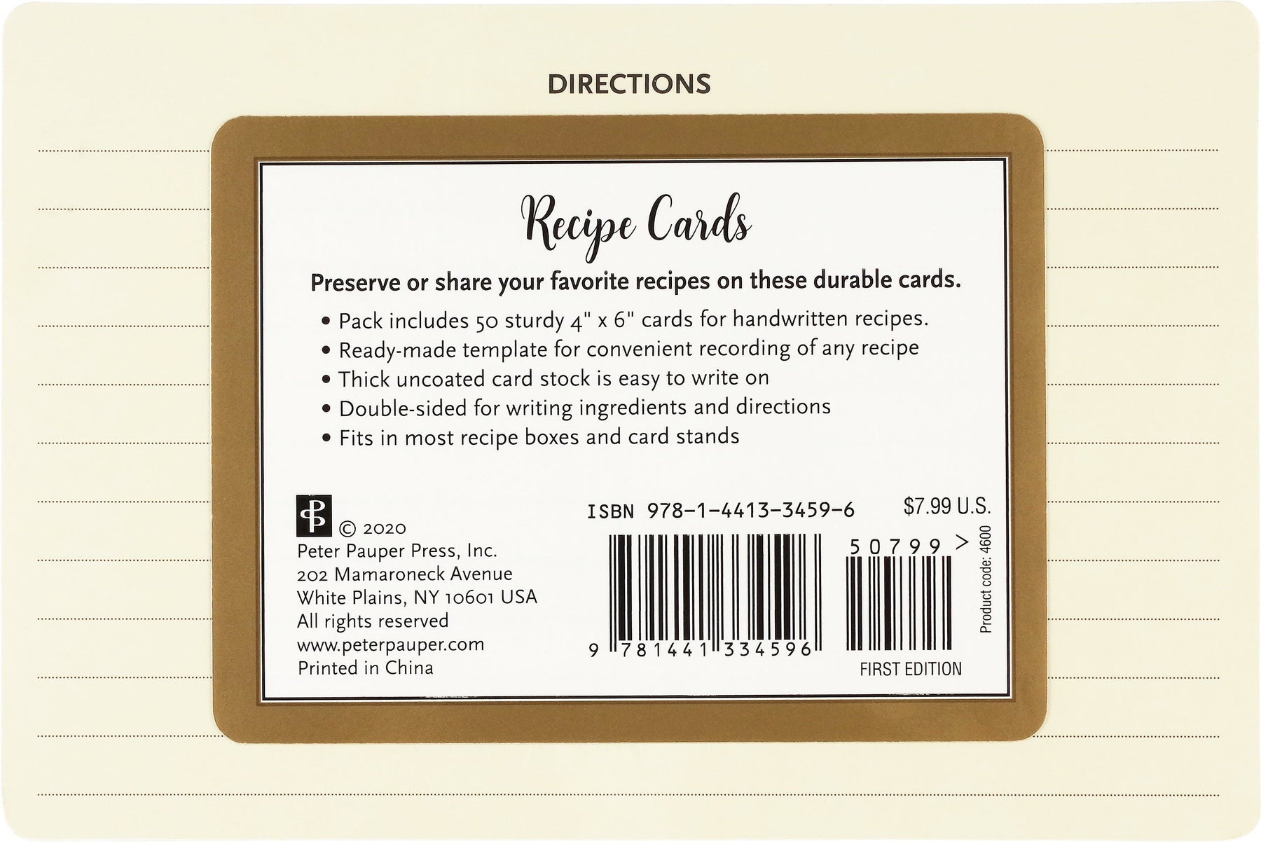 Recipe Card Refill Pack