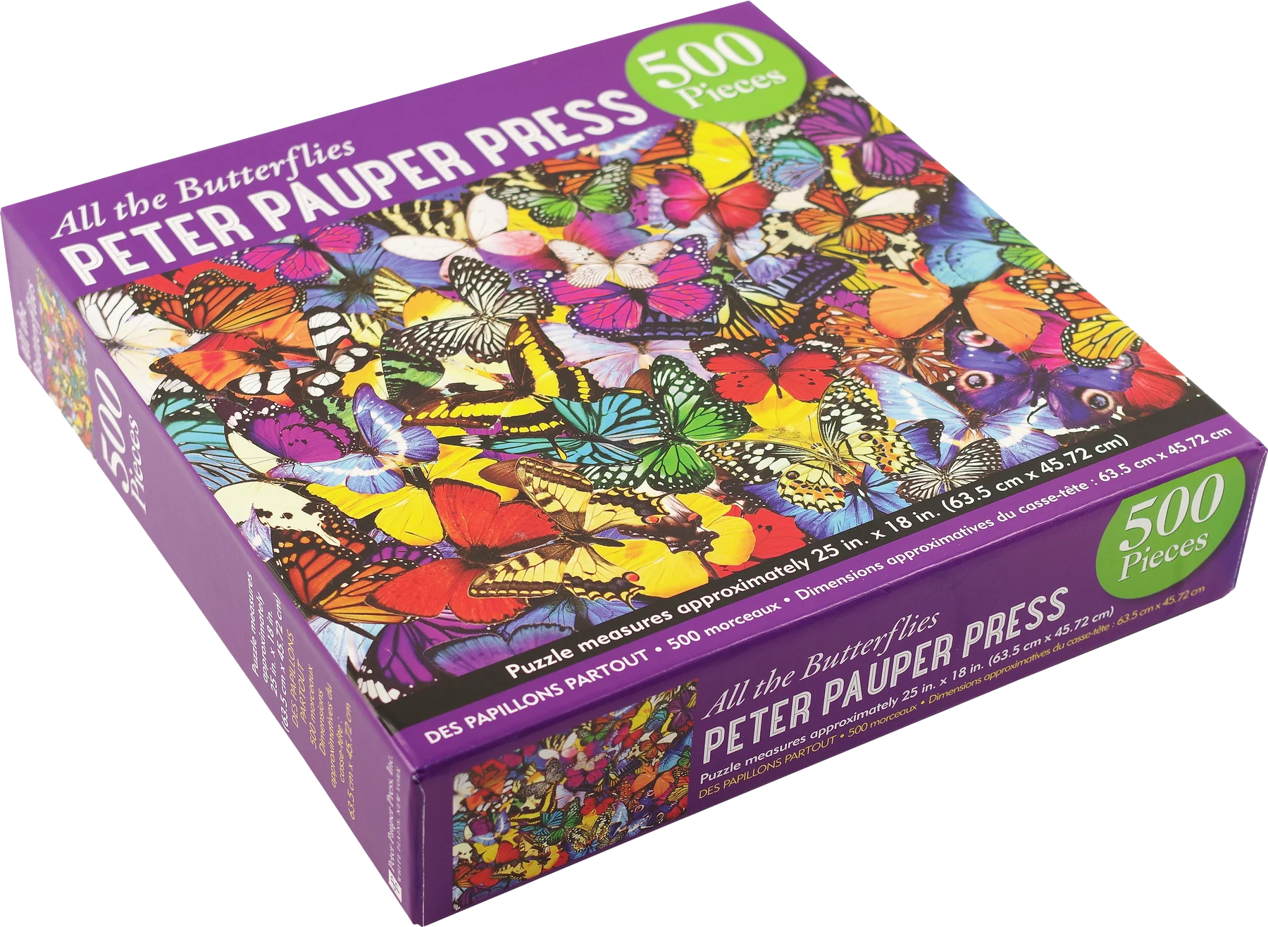 All The Butterflies 500 Piece Puzzle