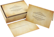 Boxed Thank You Cards - Vintage Parchment    