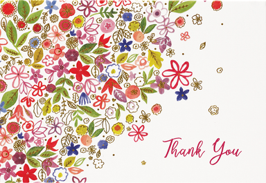 Boxed Thank You Cards - Floral Daydream    