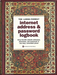 Gilded Floral Large-Format Internet Address & Password Logbook