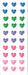 Hearts Stickers