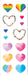 Hearts Stickers