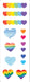 Hearts Stickers