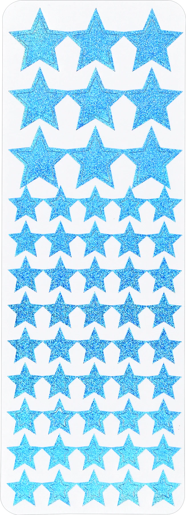 Foil Stars in 5 Colors Sticker Pack