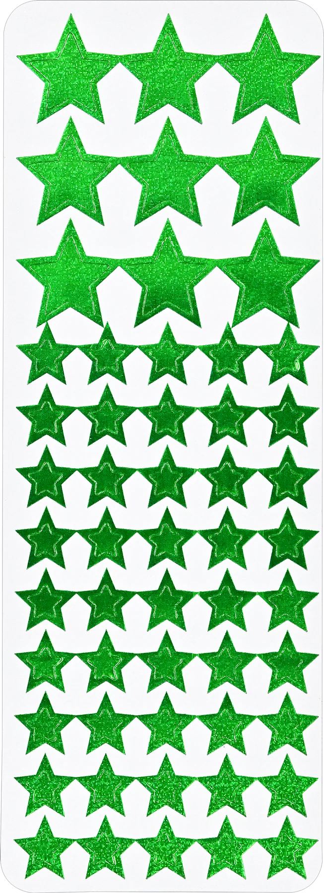 Foil Stars in 5 Colors Sticker Pack