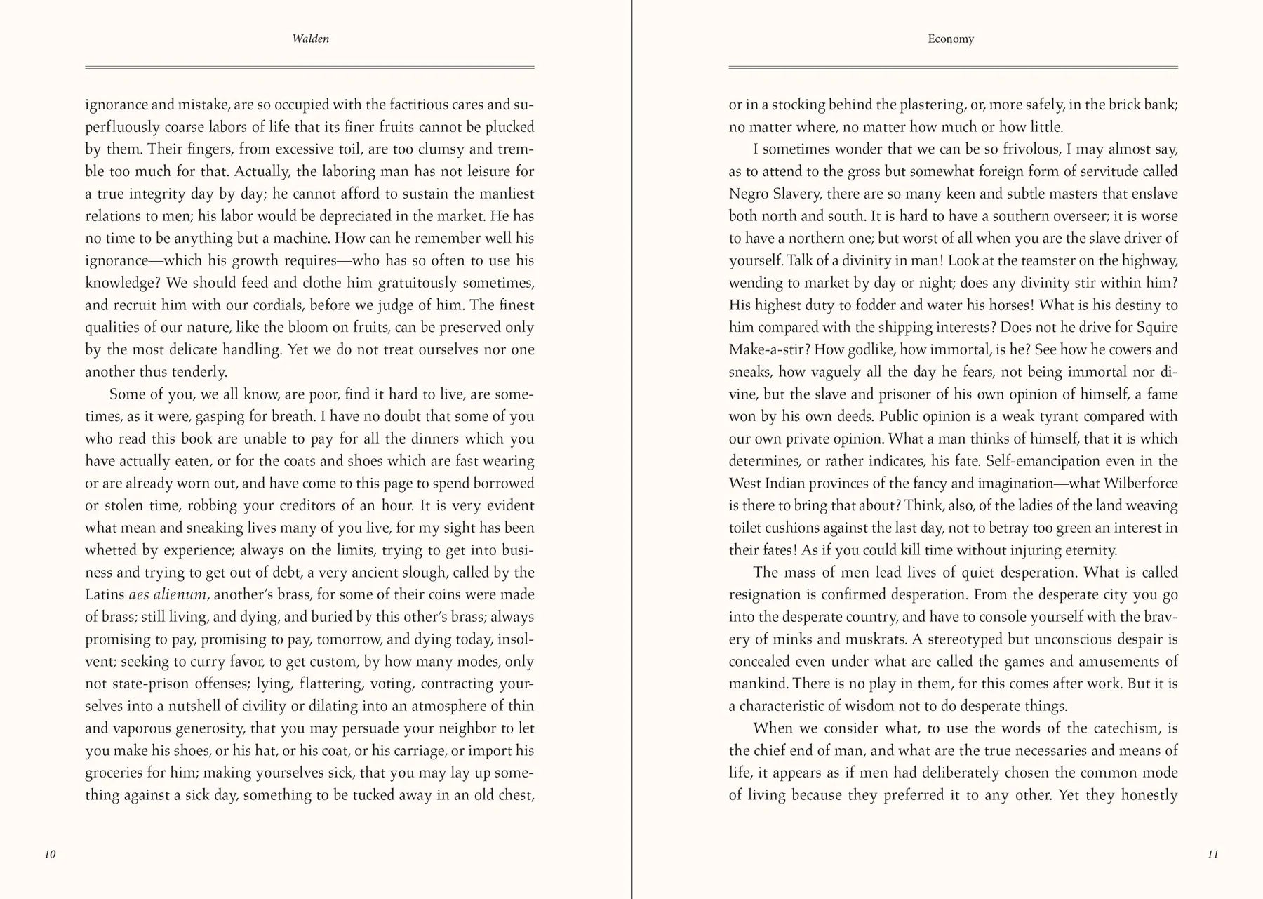 Walden and On The Duty of Civil Disobedience