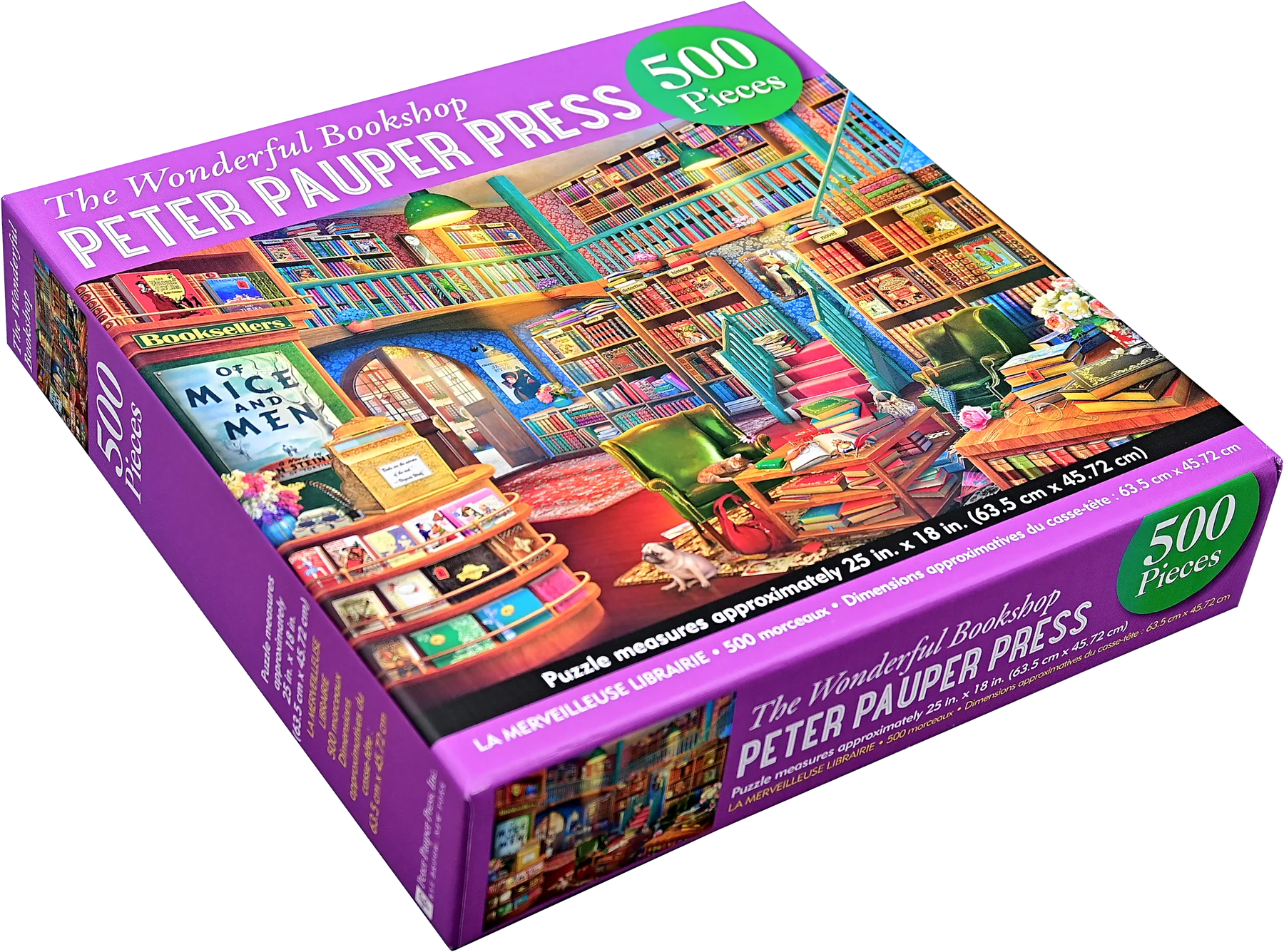 The Wonderful Bookshop 500 Piece Puzzle