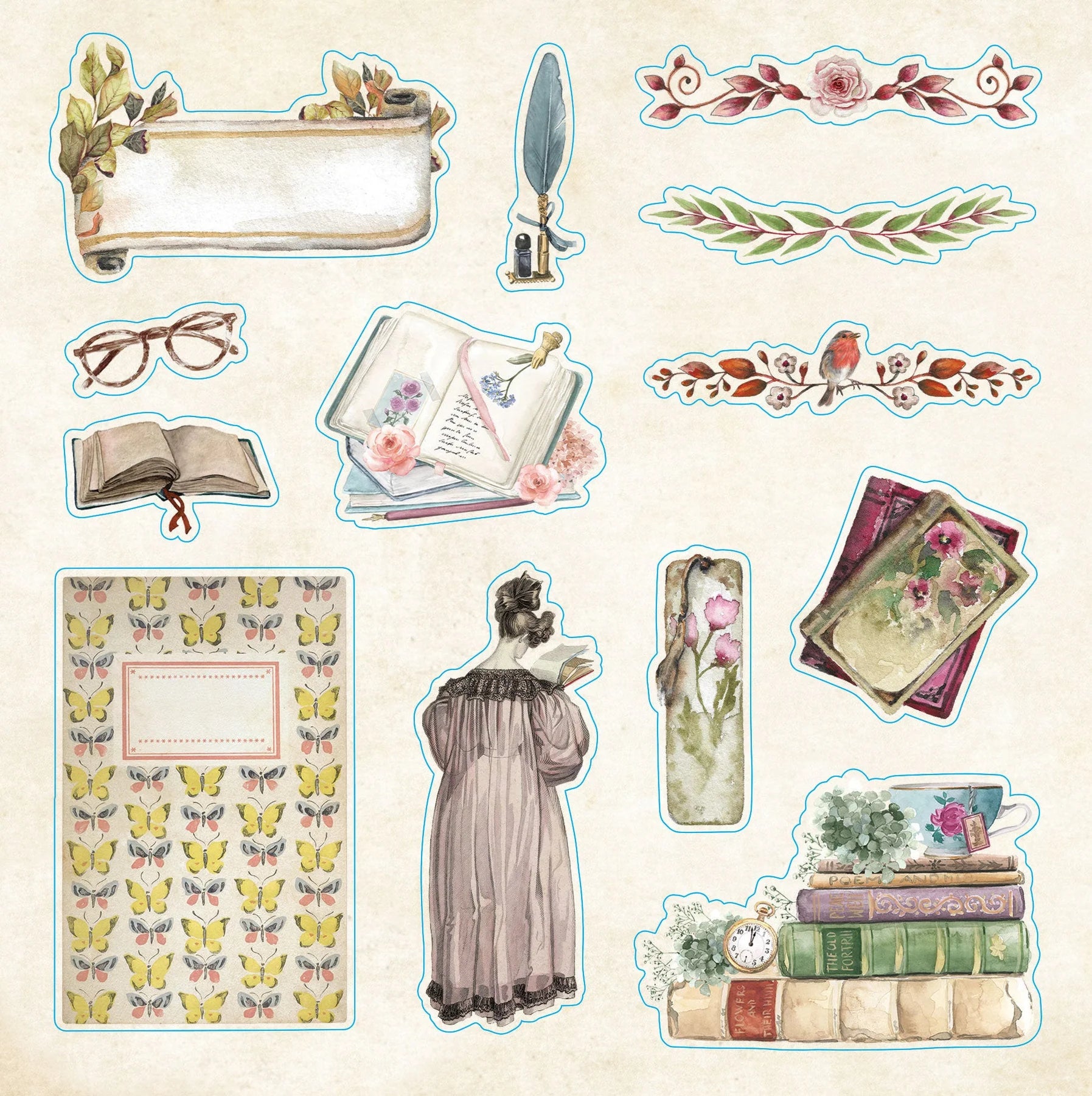 Bibliophilia Ephemera - An Extraordinary Compendium of Literary Stickers