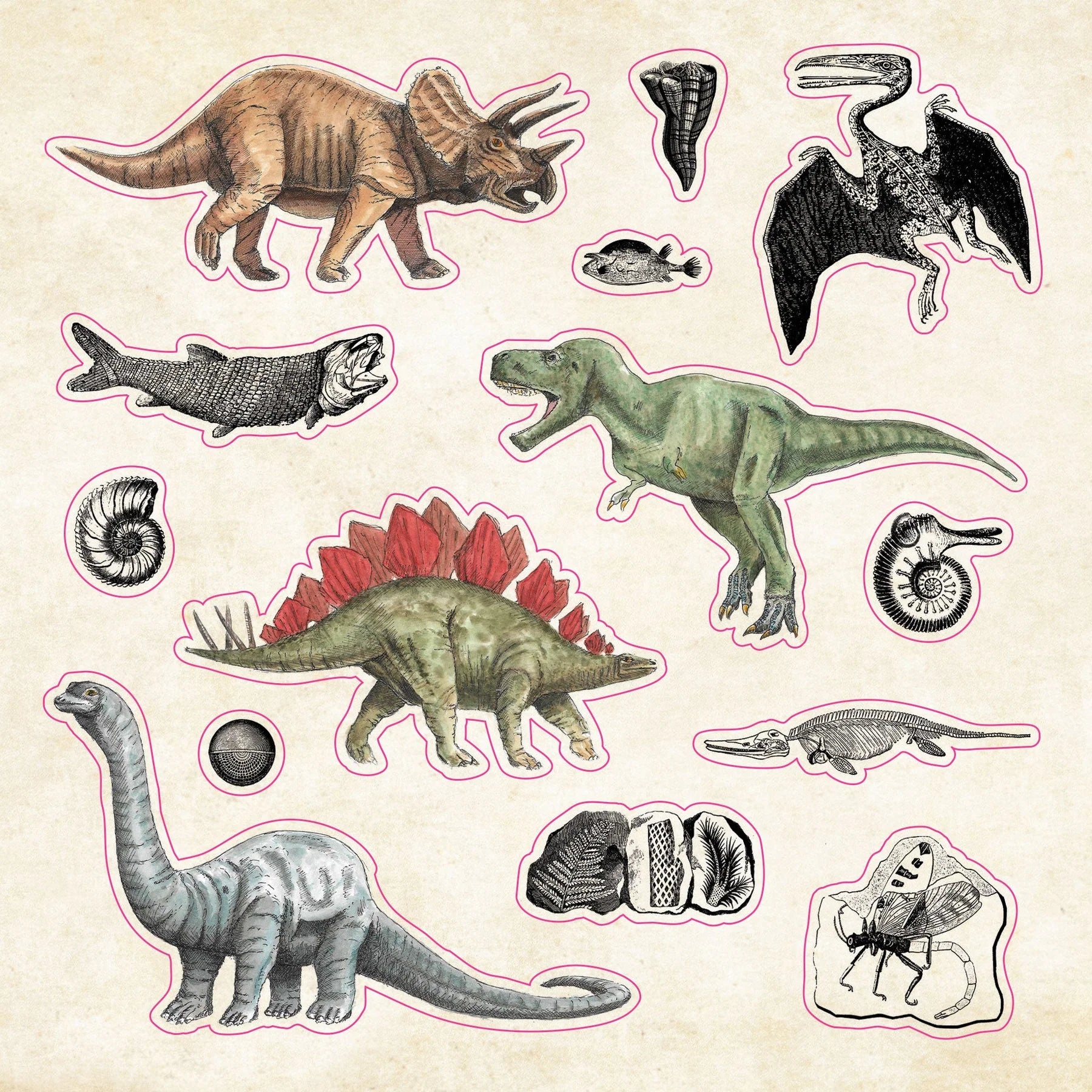 The Sticker Book of Curiosities - An Eclectic Compendium of Vintage Stickers