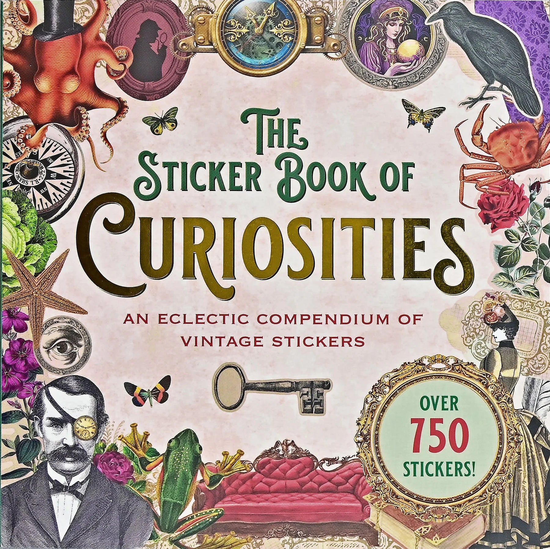 The Sticker Book of Curiosities - An Eclectic Compendium of Vintage Stickers