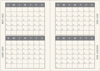 Art Nouveau 2025 16-Month Engagement Calendar    