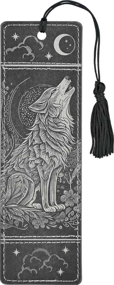 Wolf Leather Artisan Bookmark