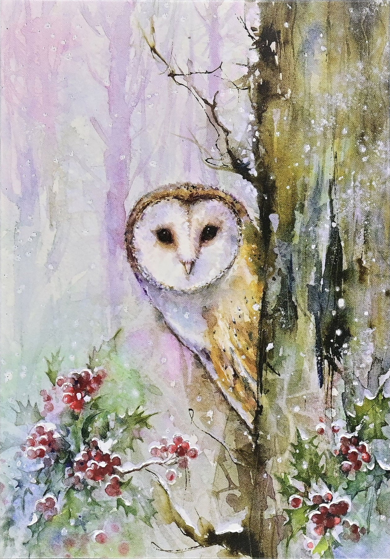 Woodland Owl Boxed Holiday Cards