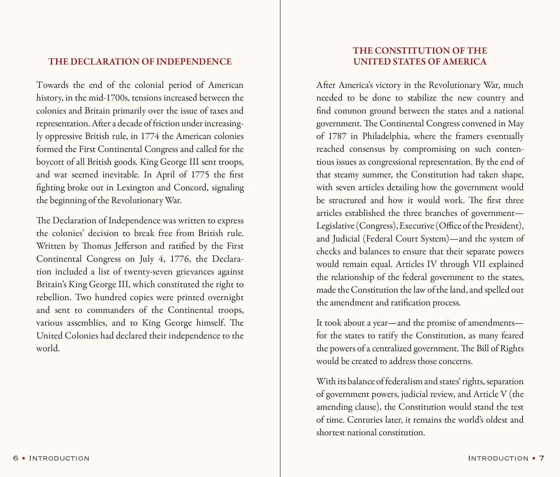 The Constitution of the United States of America