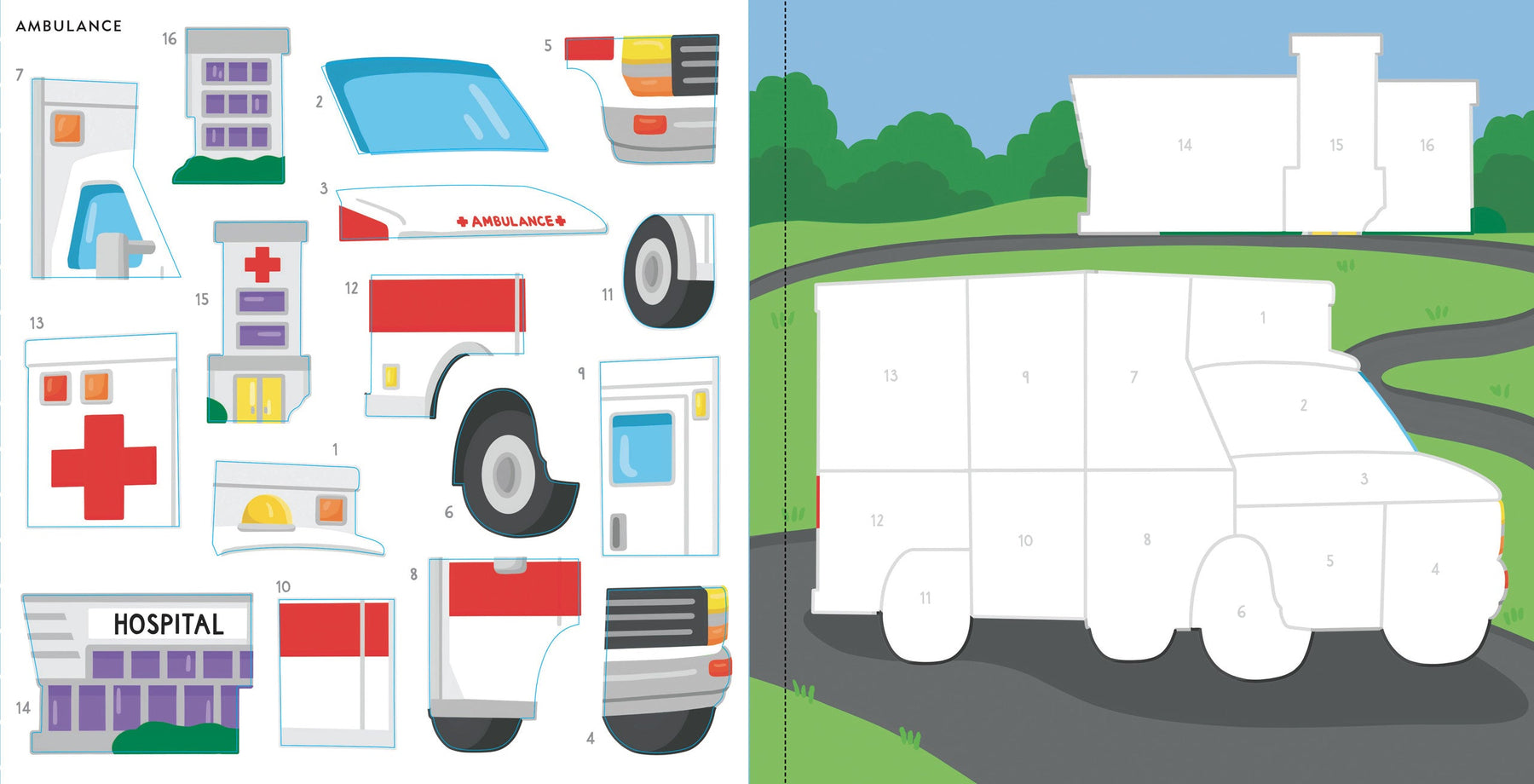 My First Color By Sticker Cars, Trucks, & Trains