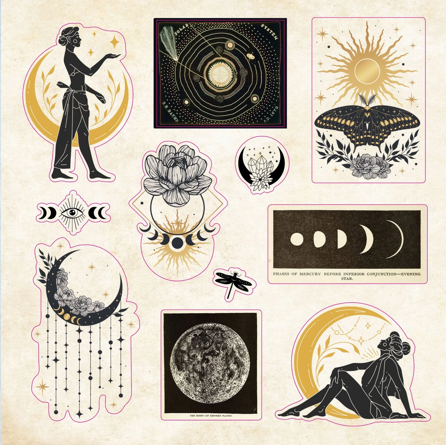 Celestial Wonders Cosmic Sticker Book