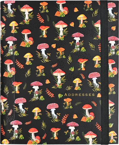 Mushrooms Large Address Book