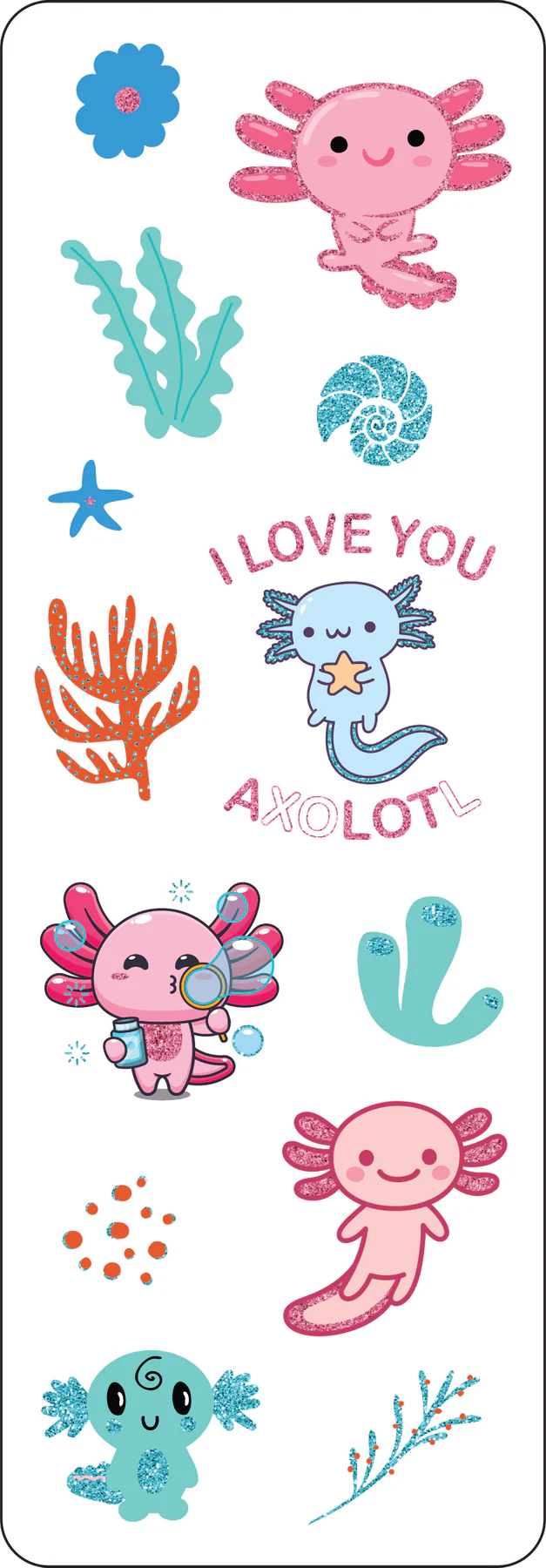 Axolotls Sticker Pack