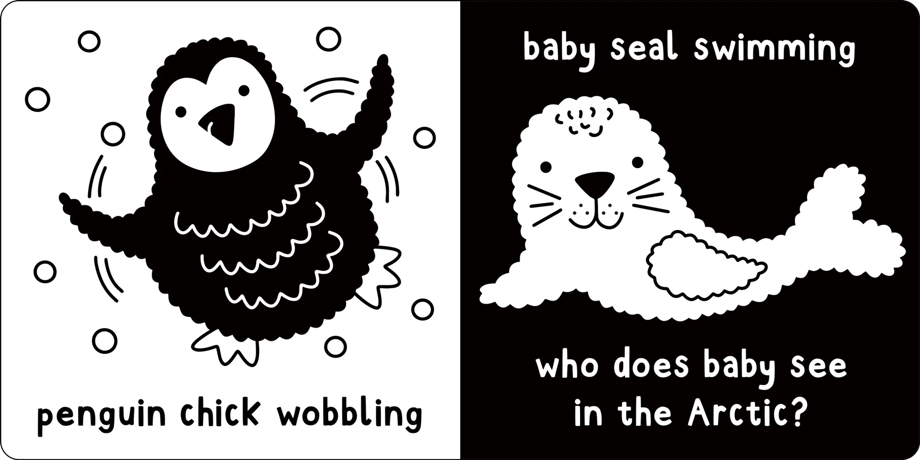 What Does Baby See? Baby Animals - A First High Contrast Book