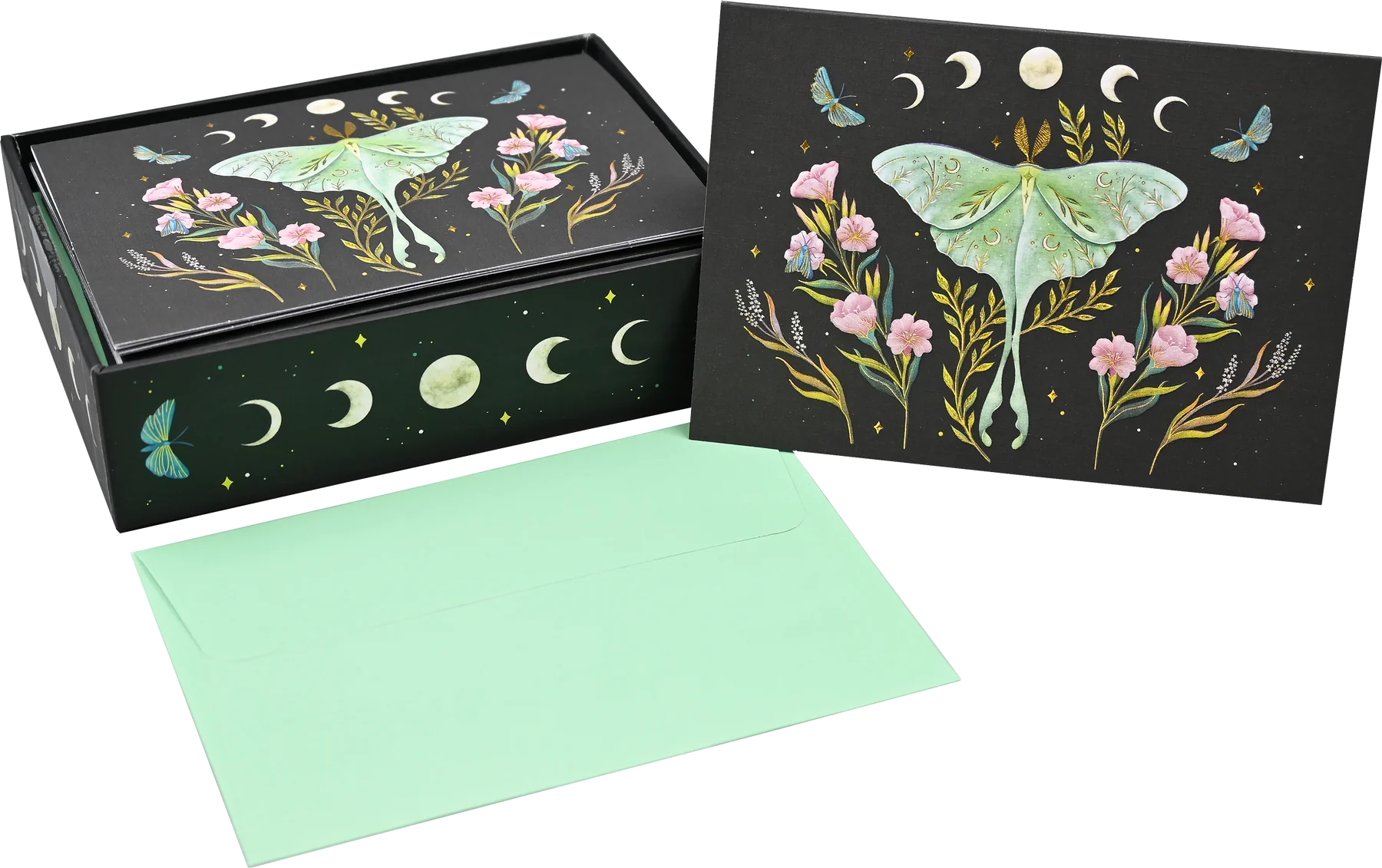 Luna Moth Boxed Note Cards