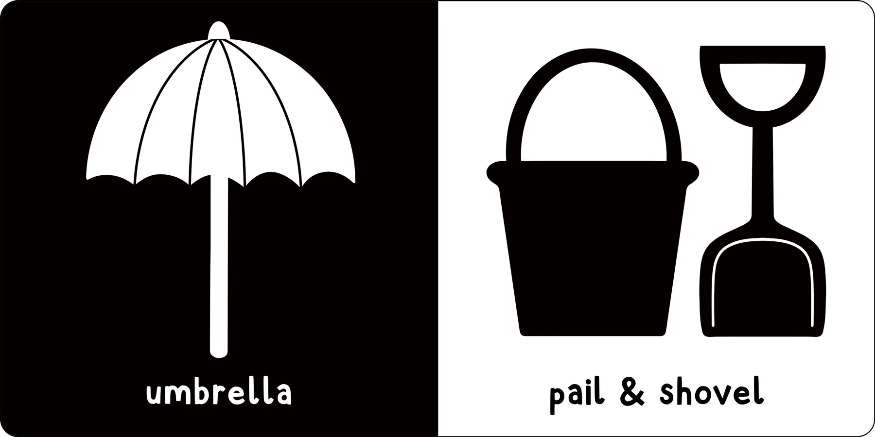 What Does Baby See? At The Sea - A First High Contrast Book