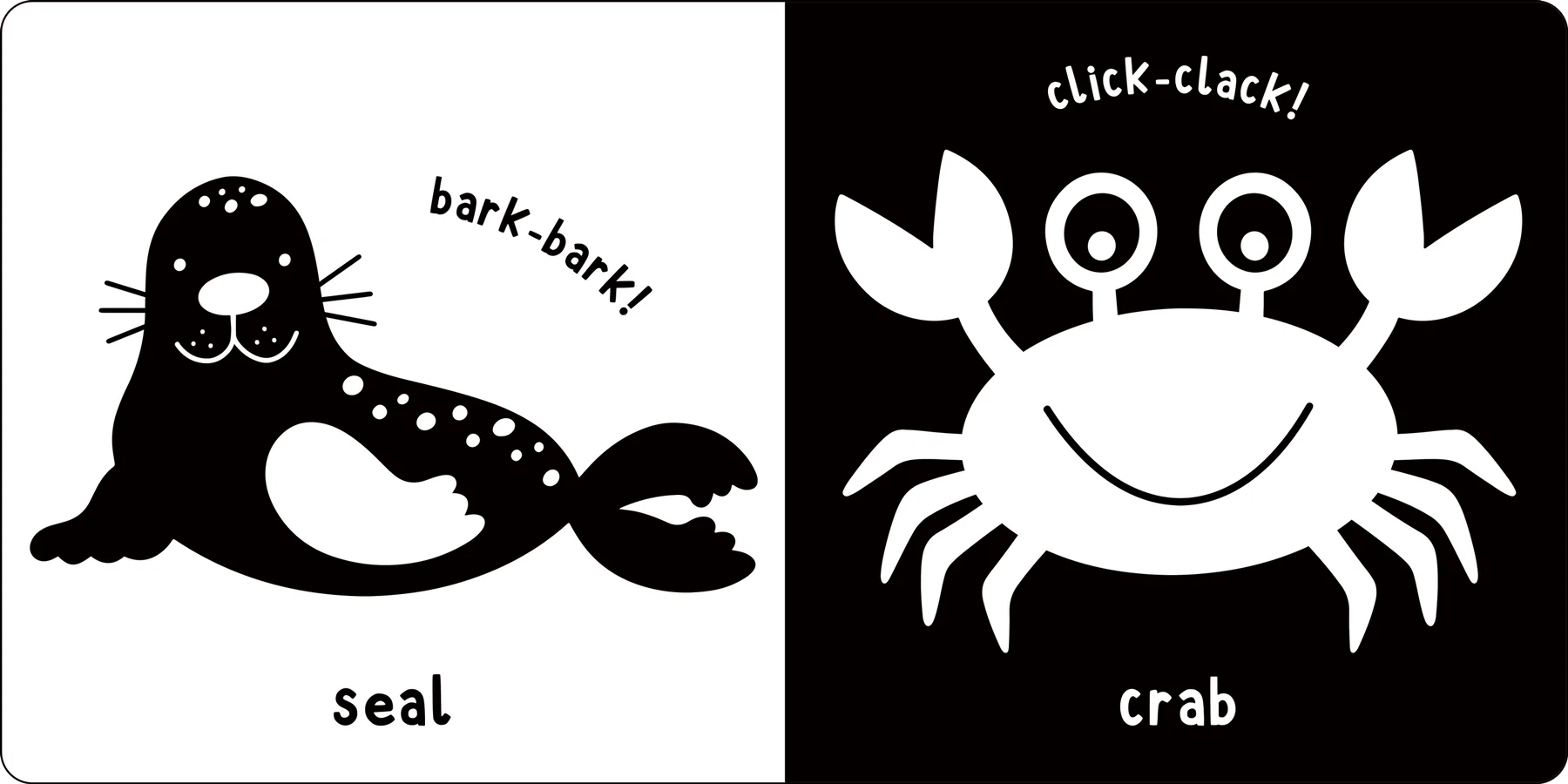 What Does Baby See? At The Sea - A First High Contrast Book