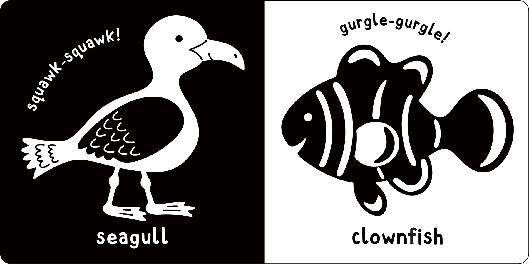 What Does Baby See? At The Sea - A First High Contrast Book