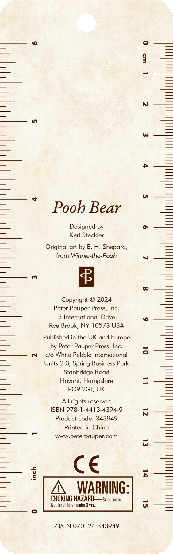 Pooh Bear Alone We Can Do So Little; Together We Can Do So Much Bookmark