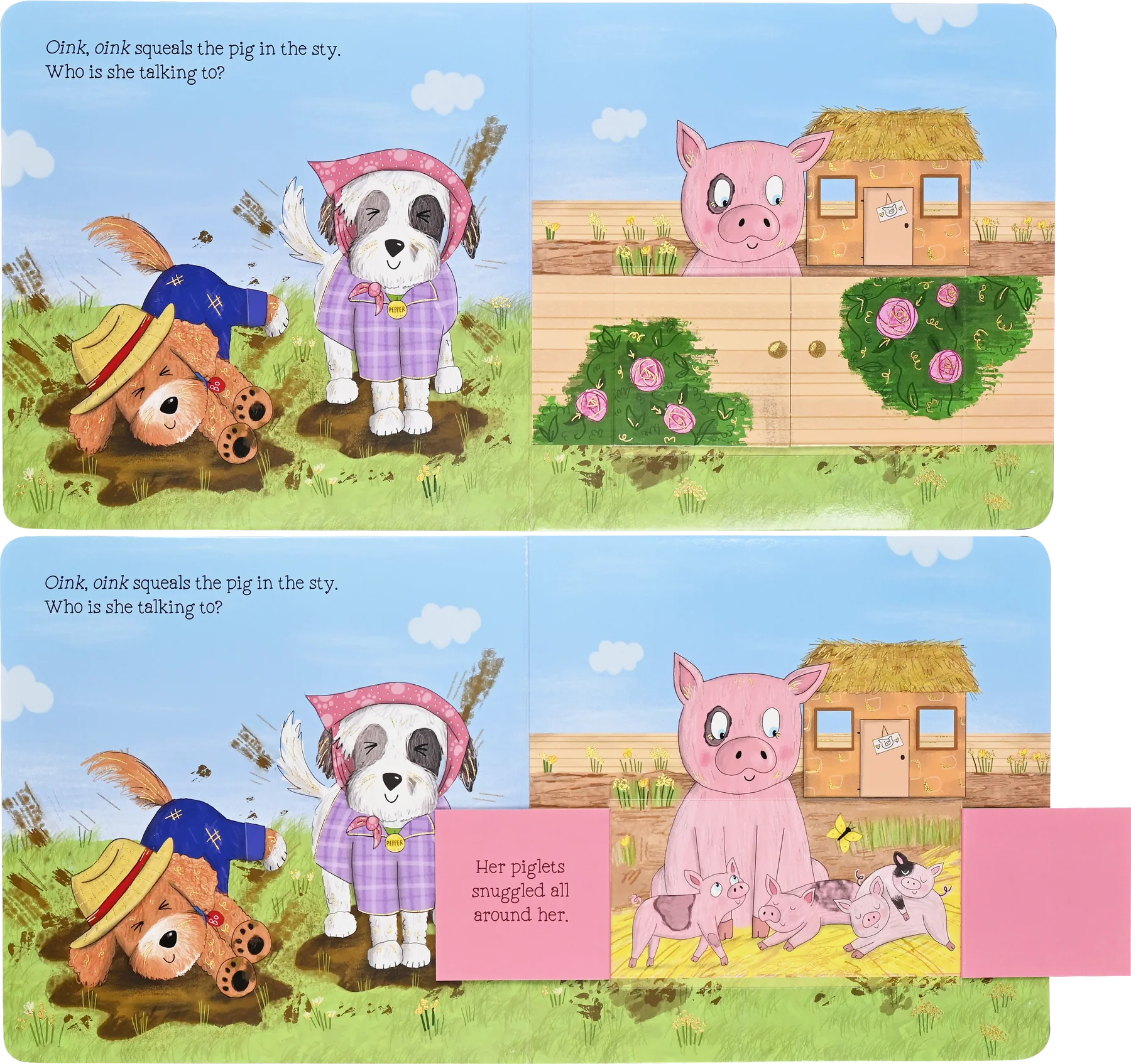 Peek A Bo Baby Farm Animals - A Lift The Flap Book