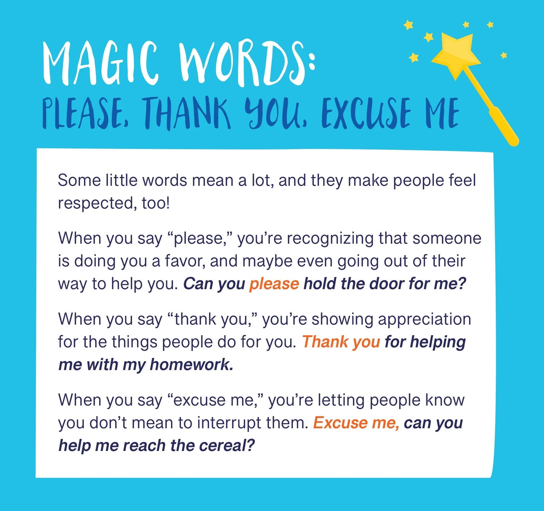 Everyday Manners and Social Skills