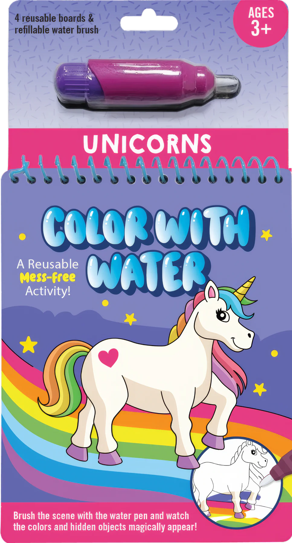 Color With Water Unicorns