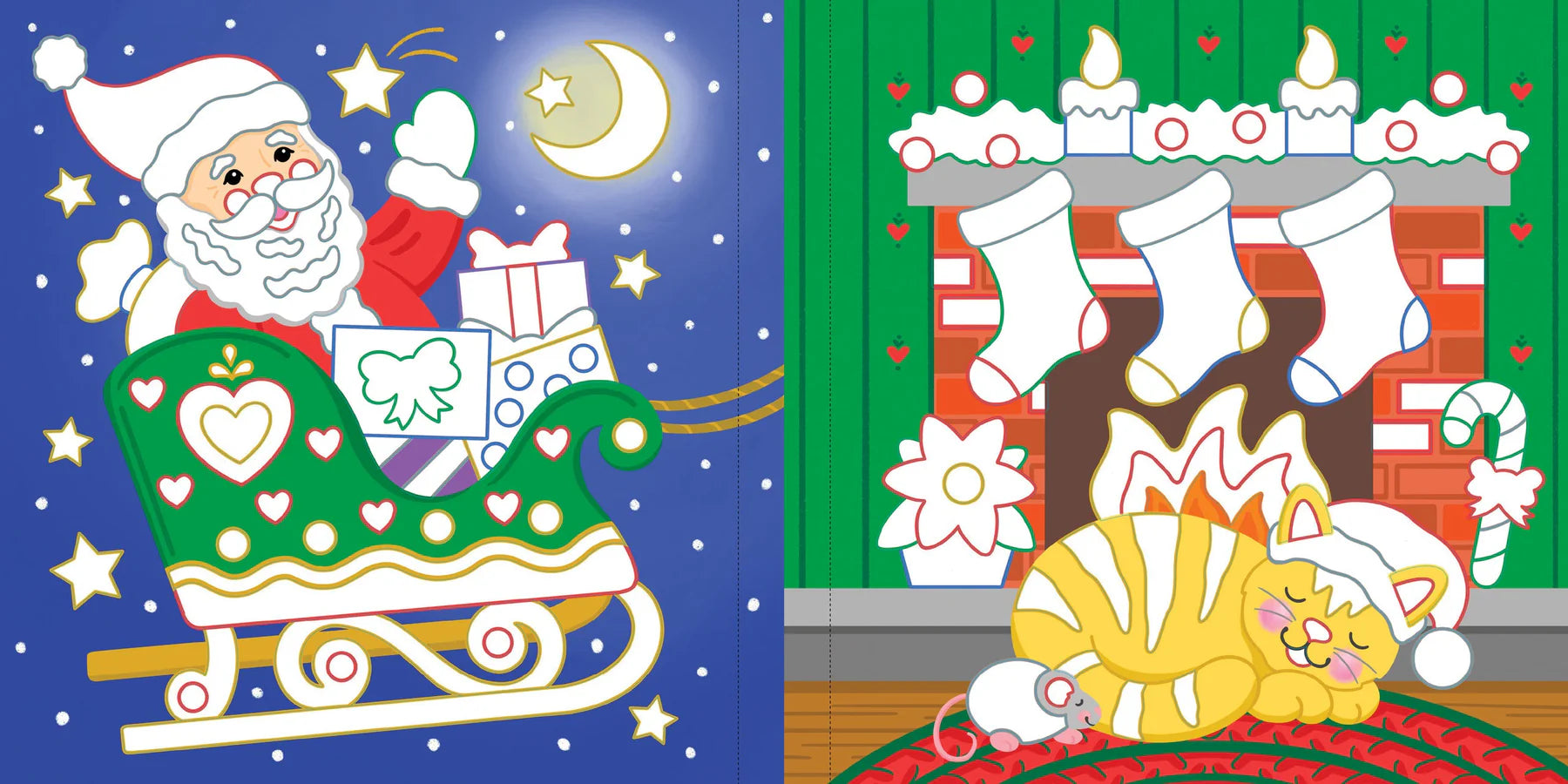 Color By Foil Christmas