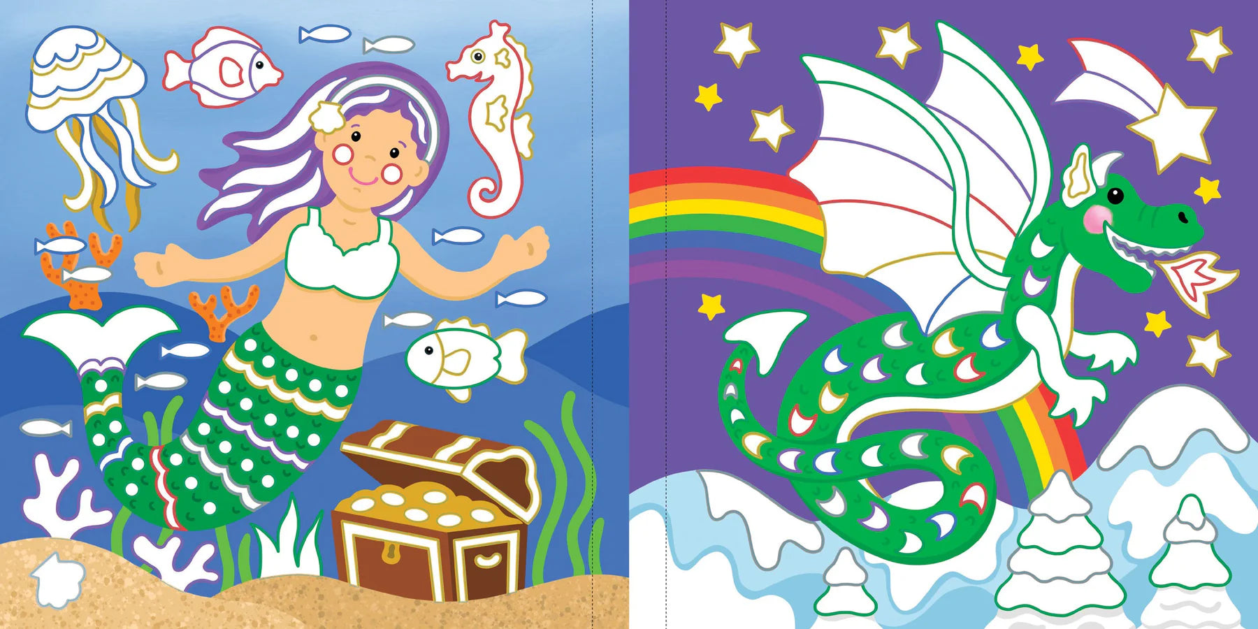 Color By Foil Sparkle and Shine Sticker Book