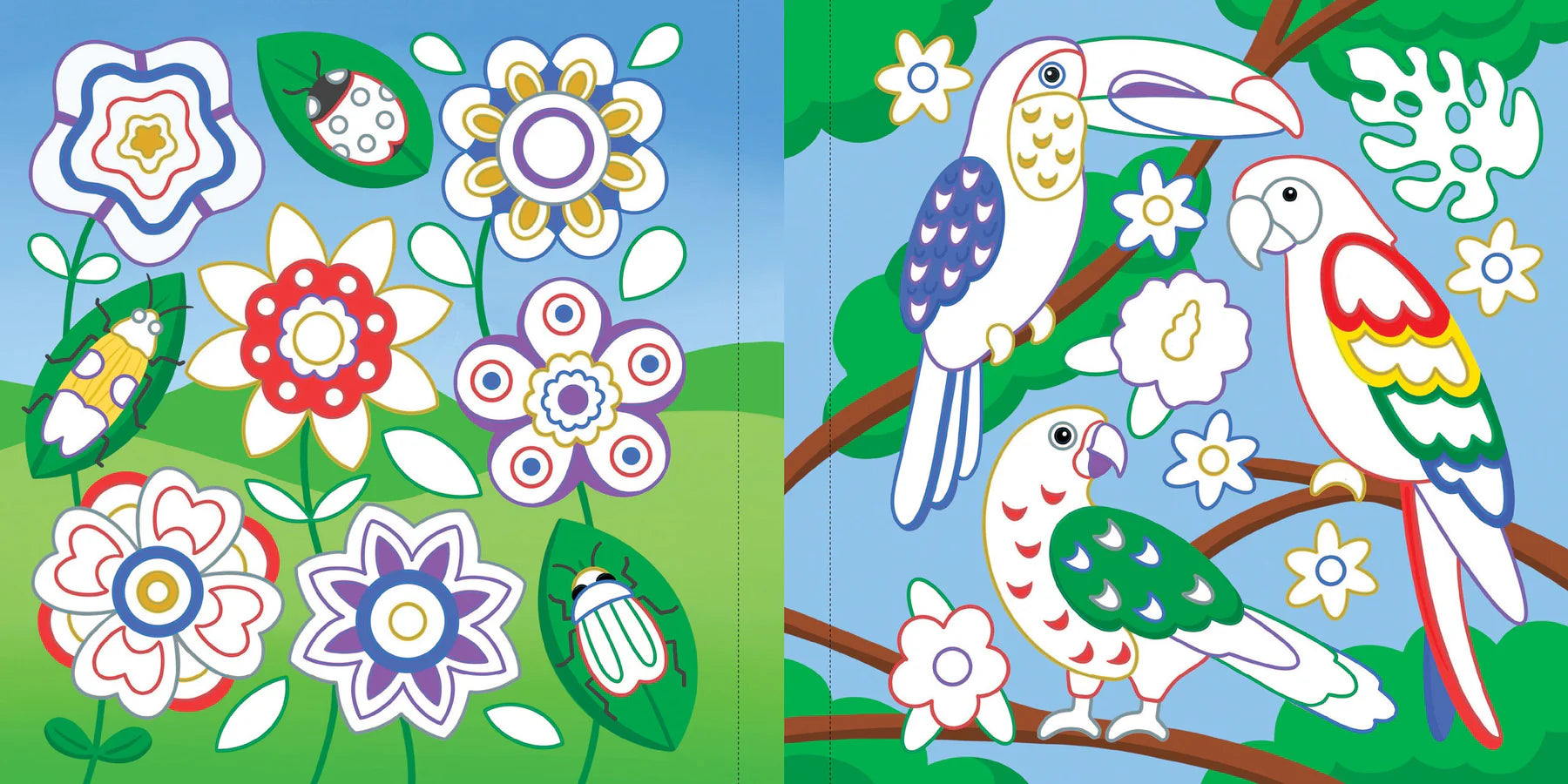 Color By Foil Sparkle and Shine Sticker Book