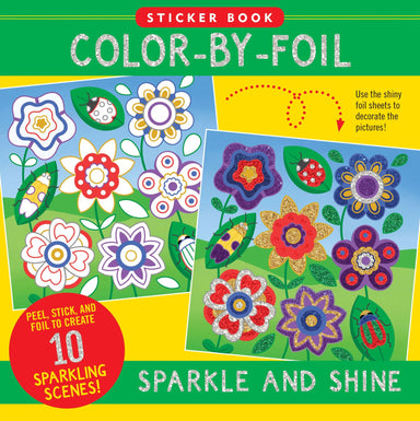 Color By Foil Sparkle and Shine Sticker Book