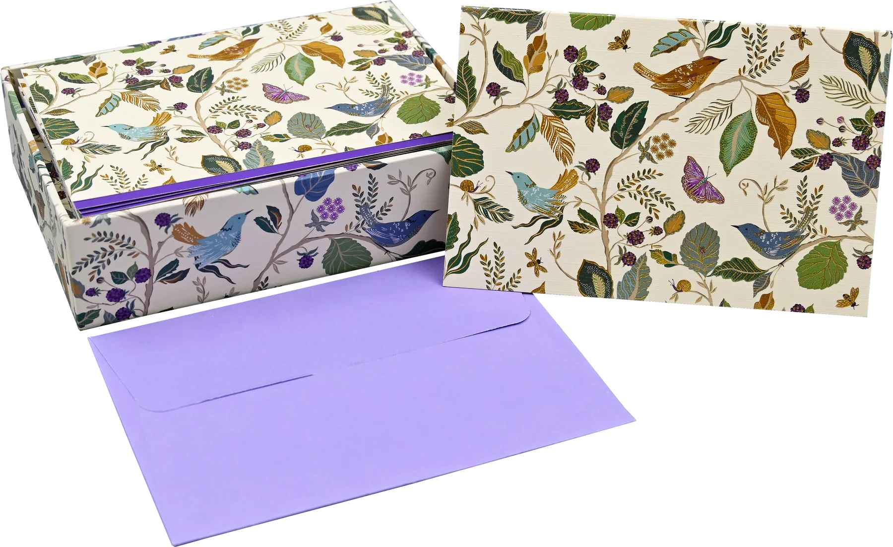 Birds and Berries Boxed Note Cards