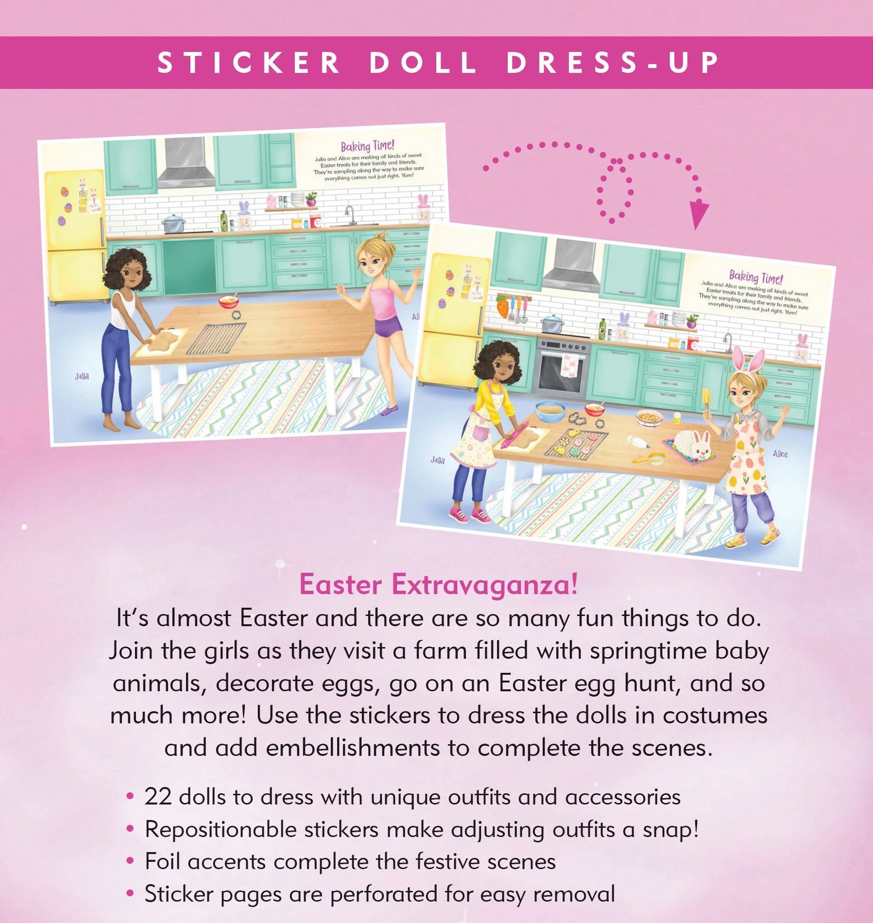 Sticker Doll Dress-Up Easter Fun