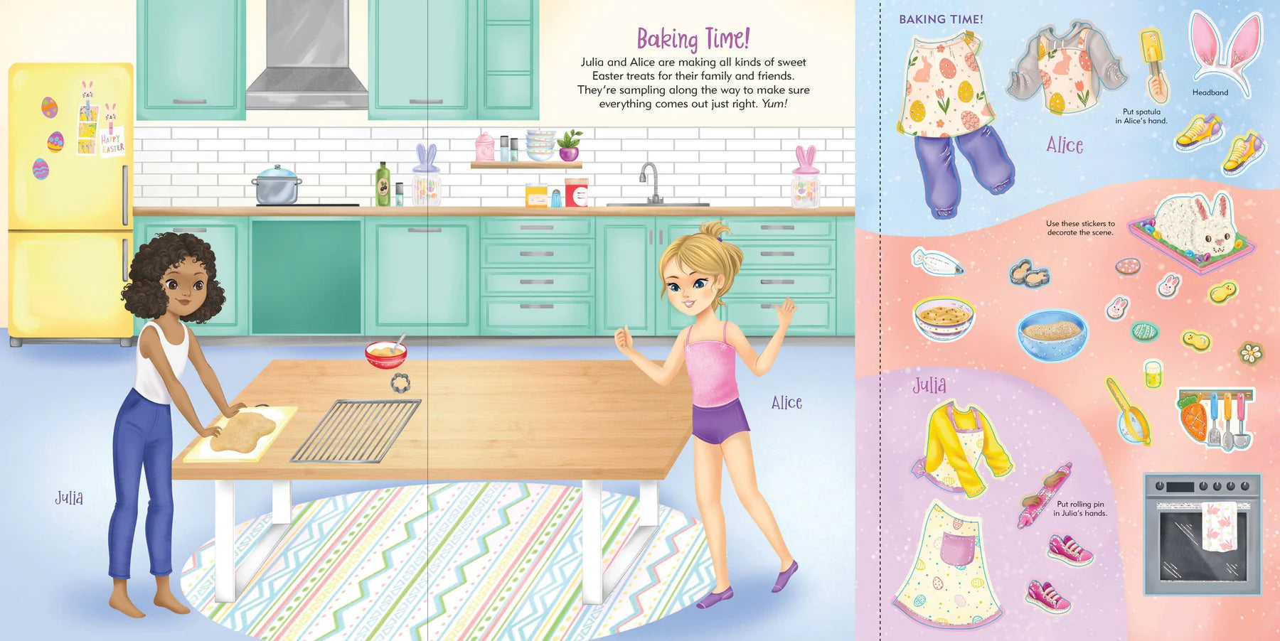 Sticker Doll Dress-Up Easter Fun