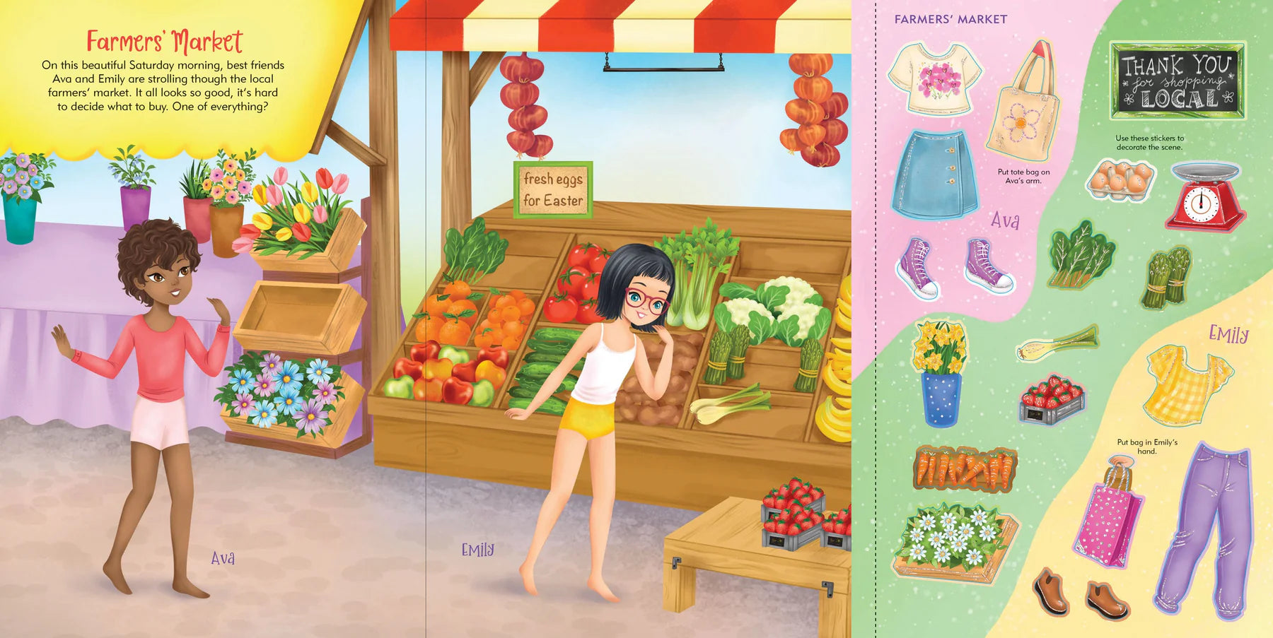 Sticker Doll Dress-Up Easter Fun