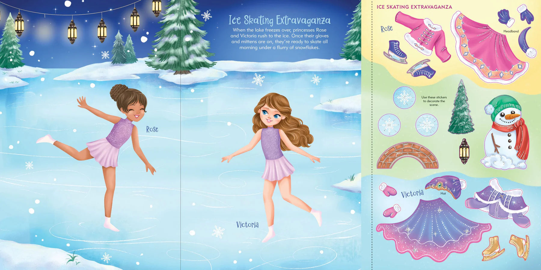 Princess Sticker Doll Dress Up Book