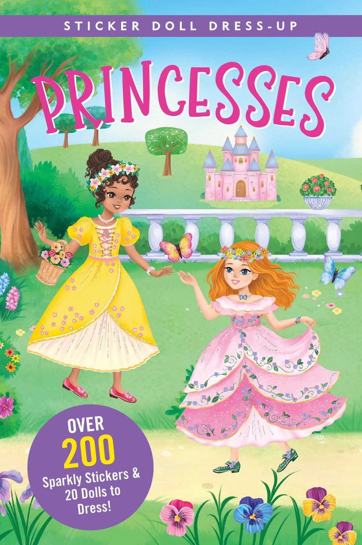 Princess Sticker Doll Dress Up Book