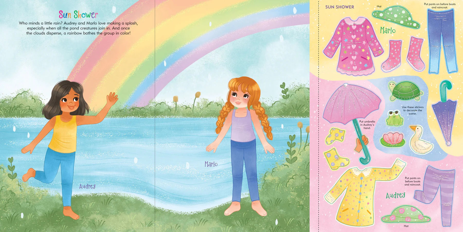 Rainbow Magic Sticker Doll Dress Up