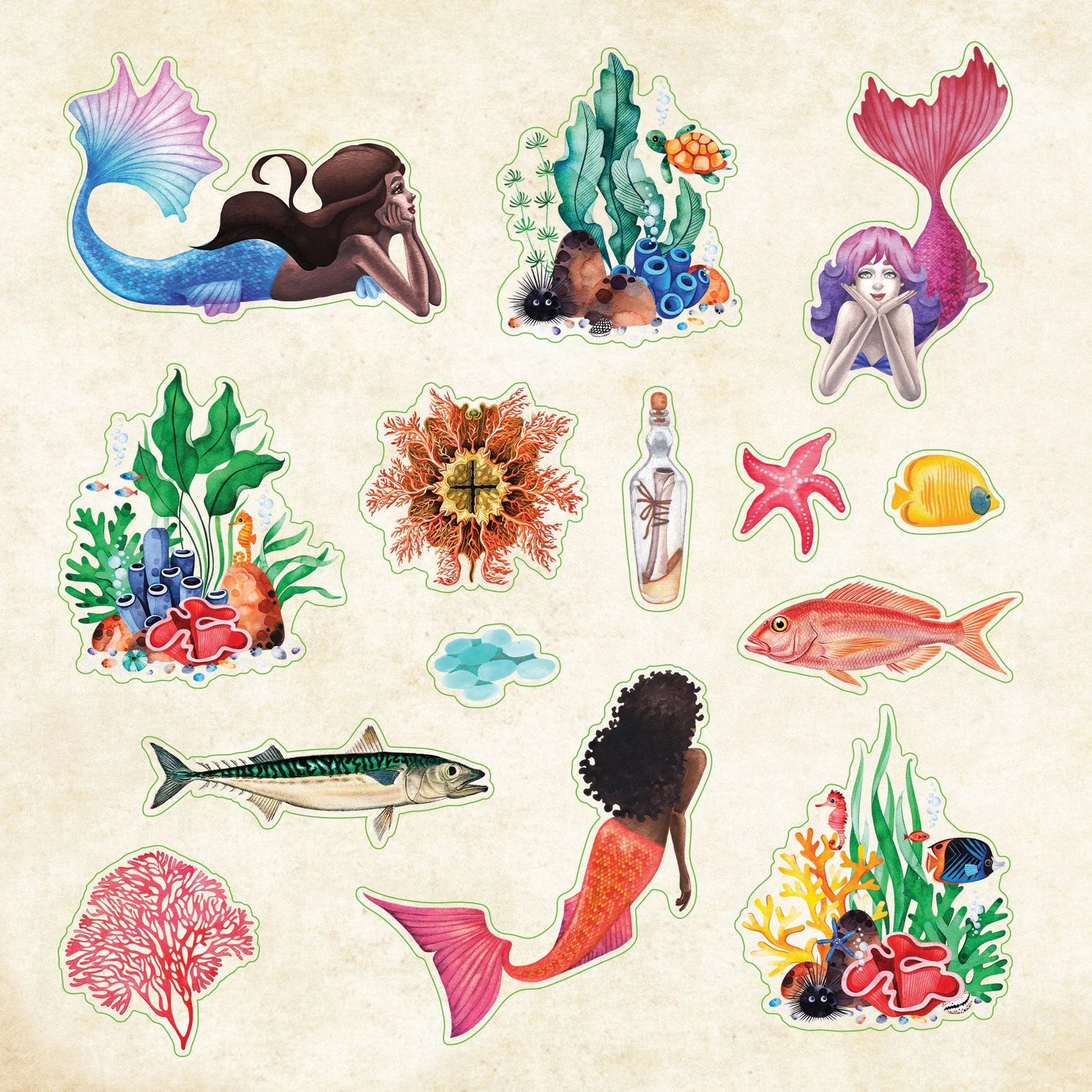 Poseidon's Kingdom - An Astonishing Oceanic Sticker Book