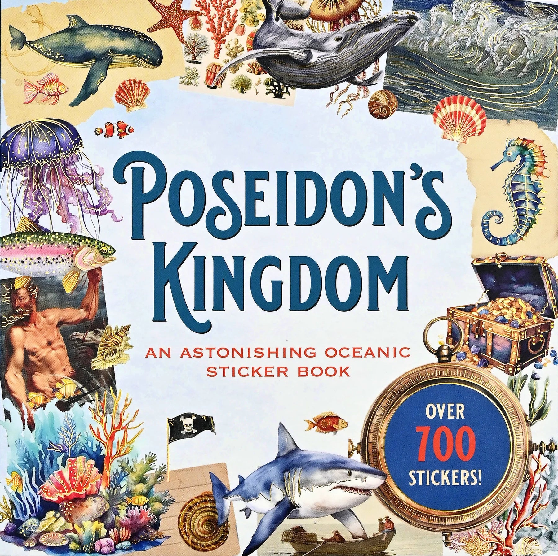 Poseidon's Kingdom - An Astonishing Oceanic Sticker Book