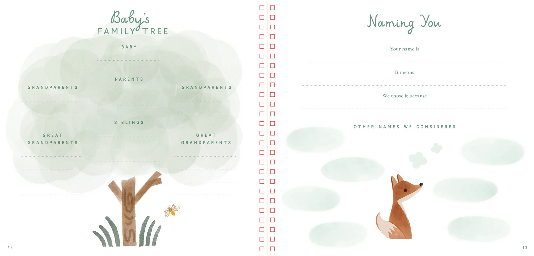 Baby's First Years: Modern Baby Book and Keepsake Photo Album