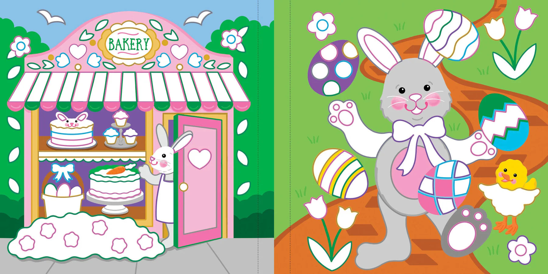 Color By Foil Sticker Book - Easter